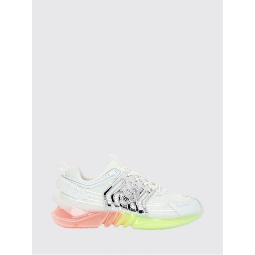 Plein Sport Men Plein Sport Runner Tiger Low-Top Mesh Sneakers With Chunky Sole